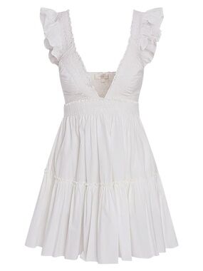 LoveShackFancy Poplar Dress White size medium NWT